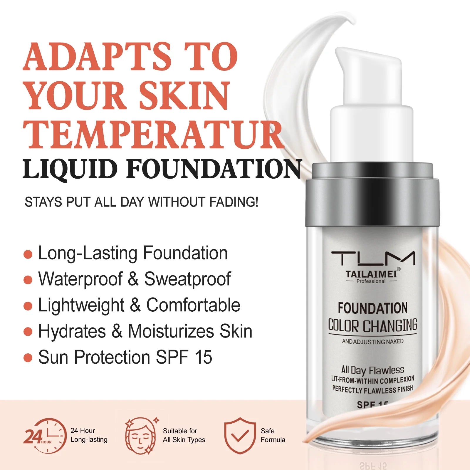 TLM Foundation Color Changing