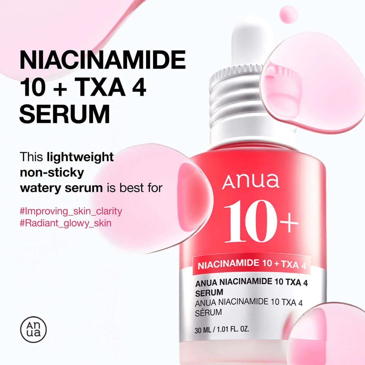 Anua 10% Niacinamide+ 4% Tranexamic Acid Serum