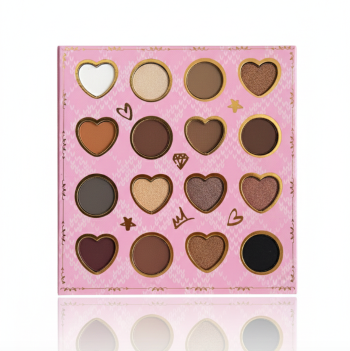 باليت ظلال العيون والهايلايتر من جلف جيرل