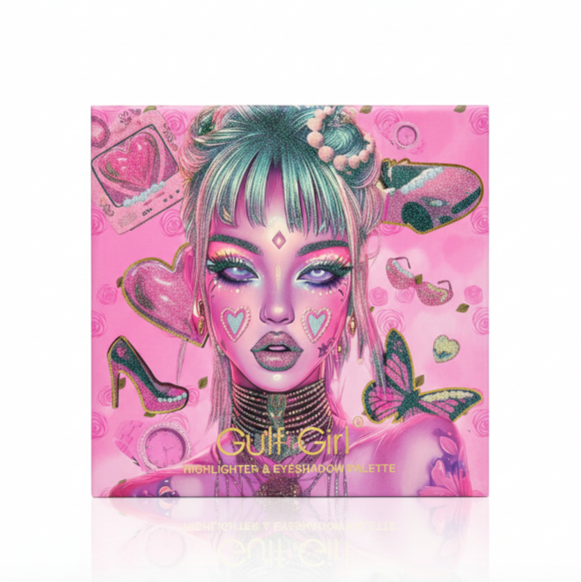 باليت ظلال العيون والهايلايتر من جلف جيرل