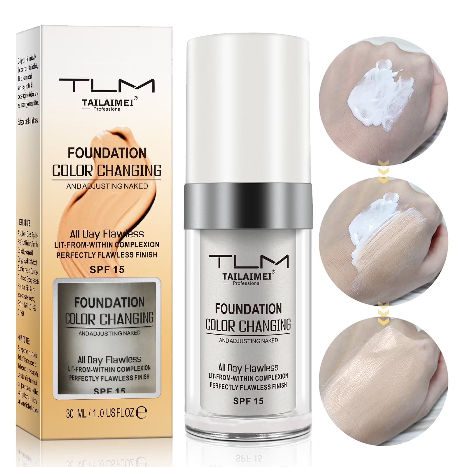 TLM Foundation Color Changing