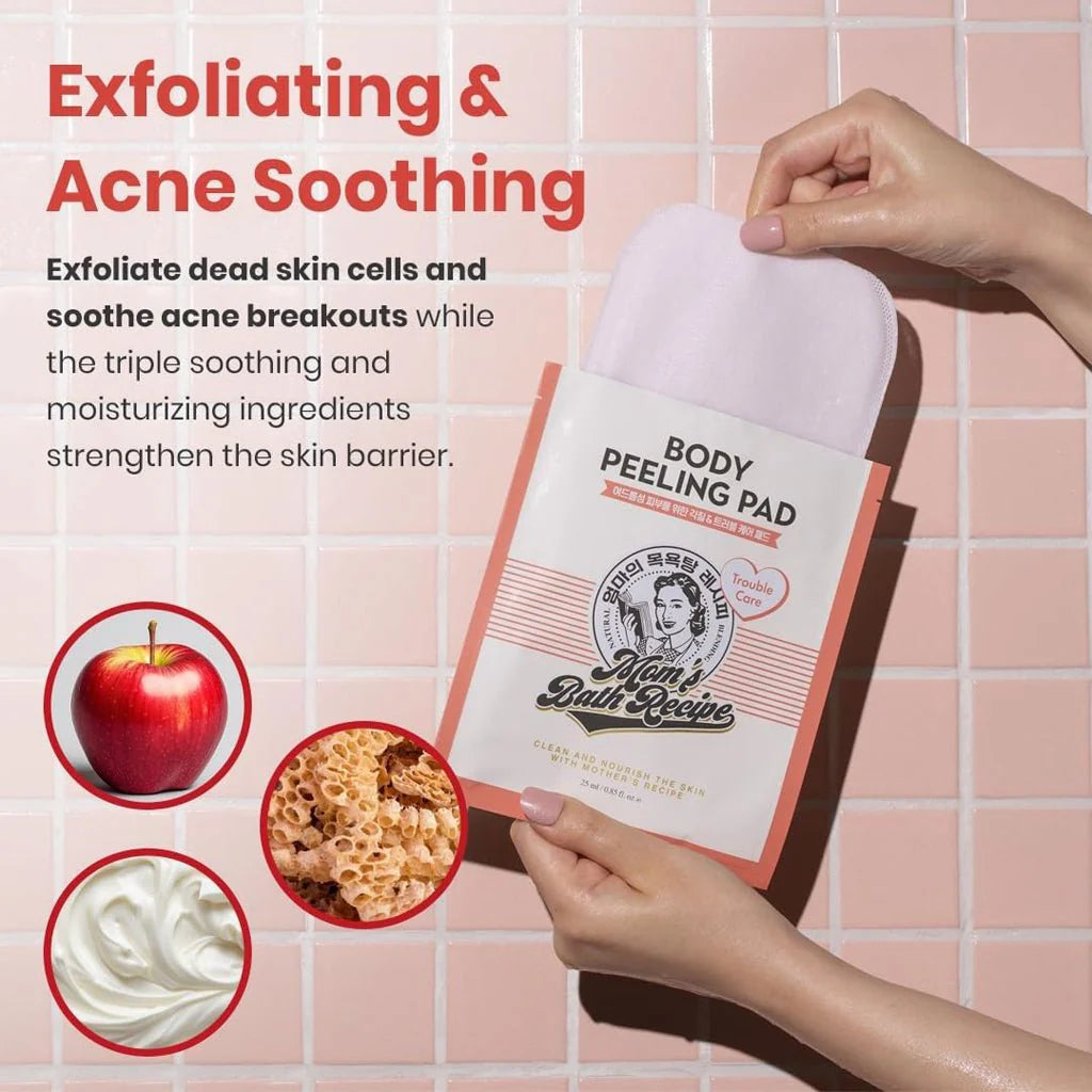 Mom's Bath Recipe - Body Peeling Pad (Trouble Care)